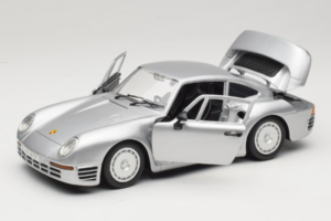 Porsche 959 Sidabrinis Tonka 1:18 22213 Metalas - nuotrauka 2 iš 8