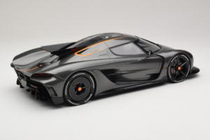Koenigsegg Jesko Absolut 0-400-0 km/h Record Graphite Grey GT Spirit 1:18 GT575 Derva - nuotrauka 2 iš 6
