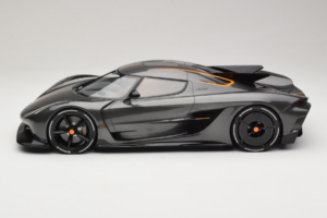 Koenigsegg Jesko Absolut 0-400-0 km/h Record Graphite Grey GT Spirit 1:18 GT575 Derva - nuotrauka 3 iš 6