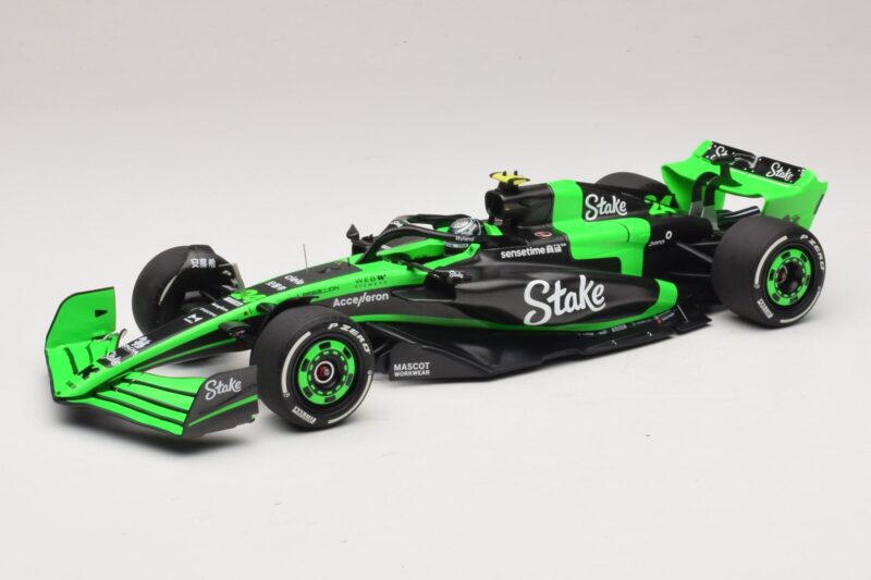 Stake Kick Sauber C44 G. Zhou Emilia Romagna GP 2024 Minichamps 1:18 117240124 Derva