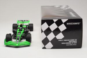 Stake Kick Sauber C44 G. Zhou Emilia Romagna GP 2024 Minichamps 1:18 117240124 Derva - nuotrauka 6 iš 7