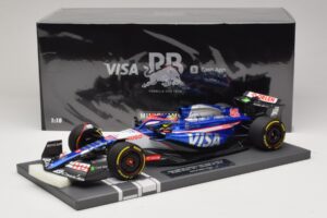 Visa Cash App RB VCARB 01 A. Iwasa FP1 Japanese GP 2024 Minichamps 1:18 117240440 Derva - nuotrauka 7 iš 7