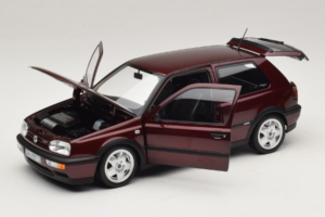 Volkswagen Golf VR6 Mk3 Indian Red Ribota Laida Norev 1:18 188505 Metalas - nuotrauka 2 iš 8