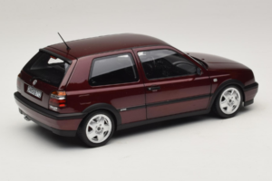 Volkswagen Golf VR6 Mk3 Indian Red Ribota Laida Norev 1:18 188505 Metalas - nuotrauka 3 iš 8