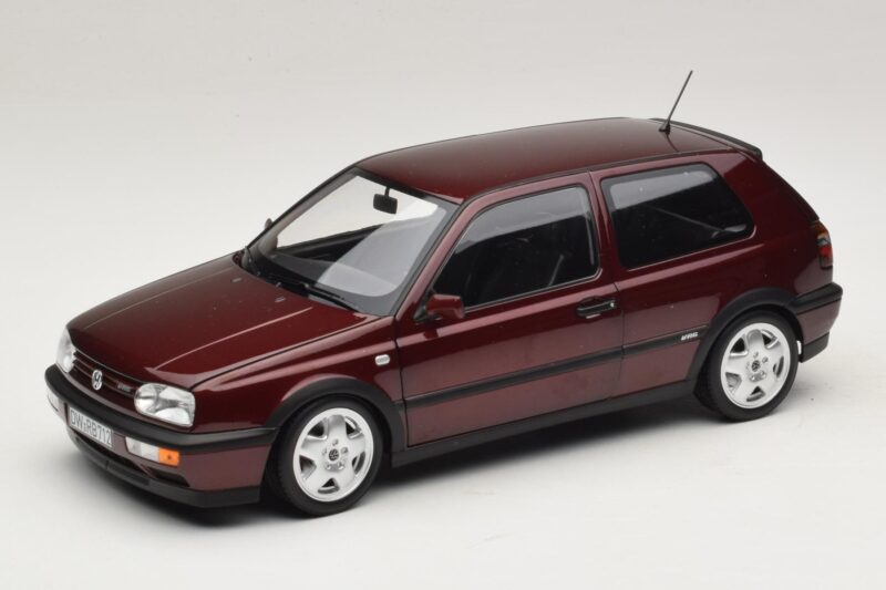 Volkswagen Golf VR6 Mk3 Indian Red Ribota Laida Norev 1:18 188505 Metalas