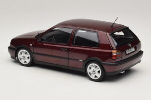 Volkswagen Golf VR6 Mk3 Indian Red Ribota Laida Norev 1:18 188505 Metalas - nuotrauka 7 iš 8