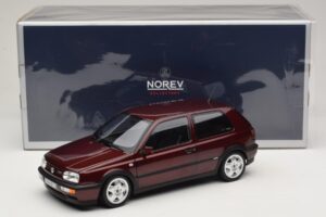 Volkswagen Golf VR6 Mk3 Indian Red Ribota Laida Norev 1:18 188505 Metalas - nuotrauka 8 iš 8