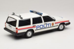 Volvo 740 GL Universalas Politi Norway Minichamps 1:18 155171796 Metalas - nuotrauka 2 iš 6