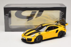 Porsche 911 GT2 RS 991.2 Nurburgring Lap Record Geltonas GT Spirit 1:18 GT972 Derva - nuotrauka 6 iš 6