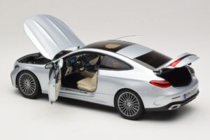 Mercedes CLE C236 Kupė Hightech Silver Norev 1:18 183939 Metalas - nuotrauka 5 iš 8