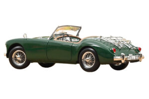 MG MGA British Racing Green Norev 1:18 182610 Metalas - nuotrauka 3 iš 5
