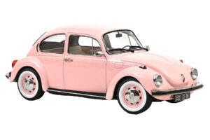 Volkswagen 1303 Pastel Pink New Baby Gift Norev 1:18 188677 Metalas