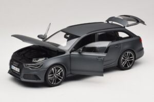 Audi RS6 C7 Avant Daytona Grey Minichamps 1:18 5011216225 Metalas - nuotrauka 3 iš 8