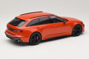 Audi RS6 C8 Avant Oranžinis Metalinis Minichamps 1:18 155018012 Metalas - nuotrauka 2 iš 6
