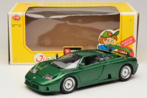 Bugatti EB110 Žalias Metalinis Bburago 1:18 3003 Metalas - nuotrauka 8 iš 8