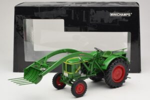 Deutz F2L 514 Traktorius Priekinis Krautuvas Žalias Minichamps 1:18 109144071 Metalas - nuotrauka 6 iš 6