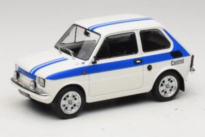 Fiat 126 Castrol Livery Baltas Mėlynas MCG 1:18 MCG18666 Metalas