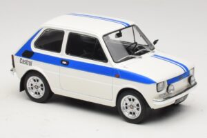 Fiat 126 Castrol Livery Baltas Mėlynas MCG 1:18 MCG18666 Metalas - nuotrauka 4 iš 6