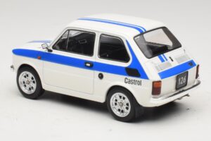 Fiat 126 Castrol Livery Baltas Mėlynas MCG 1:18 MCG18666 Metalas - nuotrauka 5 iš 6