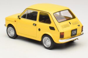 Fiat 126 Geltonas MCG 1:18 MCG18667 Metalas - nuotrauka 4 iš 6