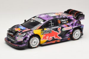 Ford Puma Rally1 #13 G. Munster / L. Louka Rally Monte Carlo 2025 IXO 1:18 18RMC231B Metalas