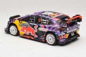 Ford Puma Rally1 #13 G. Munster / L. Louka Rally Monte Carlo 2025 IXO 1:18 18RMC231B Metalas - nuotrauka 5 iš 6