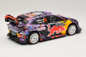 Ford Puma Rally1 #55 J. McErlean / E. Treacy Rally Monte Carlo 2025 IXO 1:18 18RMC231A Metalas - nuotrauka 2 iš 6