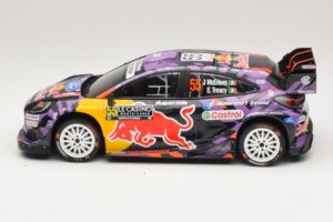 Ford Puma Rally1 #55 J. McErlean / E. Treacy Rally Monte Carlo 2025 IXO 1:18 18RMC231A Metalas - nuotrauka 3 iš 6