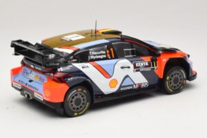 Hyundai i20 N Rally1 #1 T. Neuville / M. Wydaeghe Safari Rally Kenya 2025 IXO 1:18 18RMC247B Metalas - nuotrauka 2 iš 6