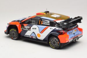 Hyundai i20 N Rally1 #1 T. Neuville / M. Wydaeghe Safari Rally Kenya 2025 IXO 1:18 18RMC247B Metalas - nuotrauka 5 iš 6