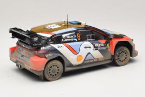 Hyundai i20 N Rally1 #8 O. Tanak / M. Jarveoja Safari Rally Kenya 2025 IXO 1:18 18RMC247A Metalas - nuotrauka 2 iš 6