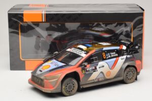 Hyundai i20 N Rally1 #8 O. Tanak / M. Jarveoja Safari Rally Kenya 2025 IXO 1:18 18RMC247A Metalas - nuotrauka 6 iš 6
