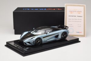 Koenigsegg Regera Mėlynas Anglies Pluošto Paketas FrontiArt 1:18 F079-173 Derva - nuotrauka 7 iš 7