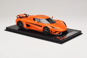 Koenigsegg Regera Oranžinis Anglies Pluošto Paketas FrontiArt 1:18 F071-153 Derva - nuotrauka 4 iš 7