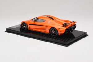 Koenigsegg Regera Oranžinis Anglies Pluošto Paketas FrontiArt 1:18 F071-153 Derva - nuotrauka 5 iš 7