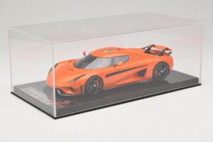 Koenigsegg Regera Oranžinis Anglies Pluošto Paketas FrontiArt 1:18 F071-153 Derva - nuotrauka 6 iš 7