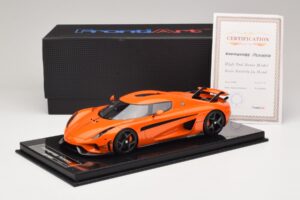 Koenigsegg Regera Oranžinis Anglies Pluošto Paketas FrontiArt 1:18 F071-153 Derva - nuotrauka 7 iš 7