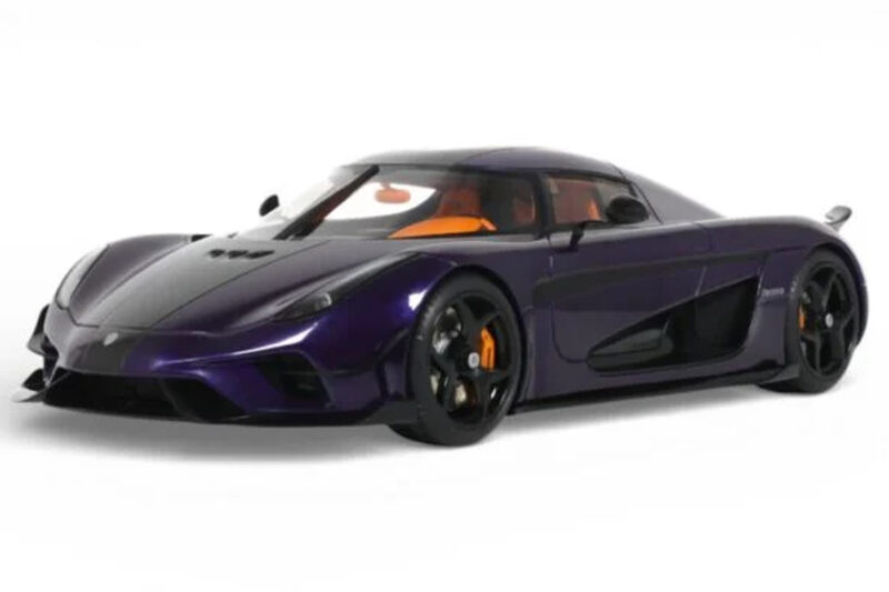 Koenigsegg Regera Violetinis GT Spirit 1:18 Koenigsegg Regera Violetinis GT Spirit 1:18 GT973 Derva