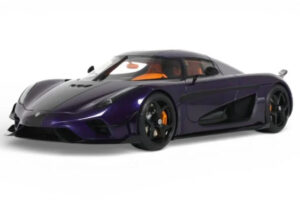 Koenigsegg Regera Violetinis GT Spirit 1:18 GT973 Derva - nuotrauka 2 iš 2
