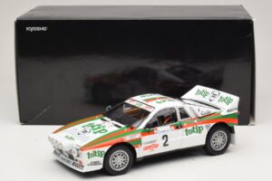 Lancia 037 #2 A. Bettega / M. Perissinot Rally San Marino 1984 Kyosho 1:18 08306F Metalas - nuotrauka 8 iš 8