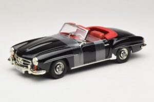 Mercedes 190 SL W121 Roadsteris Juodas ERTL 1:18 7464 Metalas