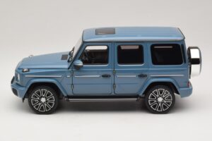 Mercedes G-Class W465 Vintage Blue Norev 1:18 183034 Metalas - nuotrauka 3 iš 6