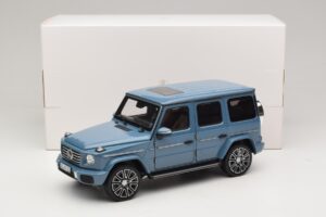 Mercedes G-Class W465 Vintage Blue Norev 1:18 183034 Metalas - nuotrauka 6 iš 6