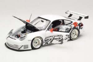 Porsche 911 996 GT3 RSR Baltas 2005 Minichamps 1:18 WAP02160215 Metalas - nuotrauka 2 iš 8