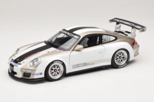 Porsche 911 997 GT3 Cup Baltas Su Juostelėmis 2008 Minichamps 1:18 WAP0210130C Metalas