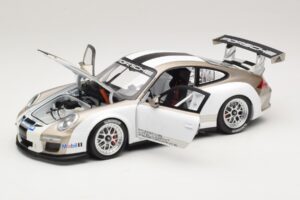 Porsche 911 997 GT3 Cup Baltas Su Juostelėmis 2008 Minichamps 1:18 WAP0210130C Metalas - nuotrauka 2 iš 8