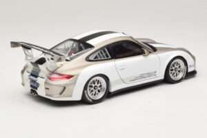 Porsche 911 997 GT3 Cup Baltas Su Juostelėmis 2008 Minichamps 1:18 WAP0210130C Metalas - nuotrauka 3 iš 8