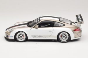 Porsche 911 997 GT3 Cup Baltas Su Juostelėmis 2008 Minichamps 1:18 WAP0210130C Metalas - nuotrauka 4 iš 8