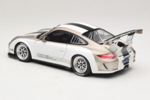 Porsche 911 997 GT3 Cup Baltas Su Juostelėmis 2008 Minichamps 1:18 WAP0210130C Metalas - nuotrauka 7 iš 8
