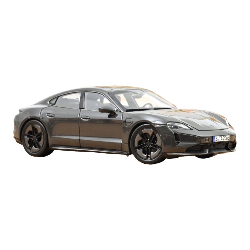 Porsche Taycan Turbo S Slate Grey Neo Norev 1:18 187654 Metalas